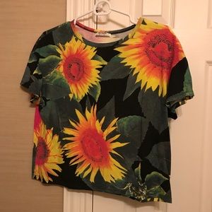 Sunflower Tee Shirt Top